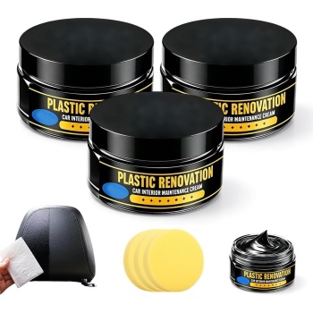 Tire Nourish Wax Cream, Powerful Wheel Cleaning Refurbish Wax, Tire Waxs