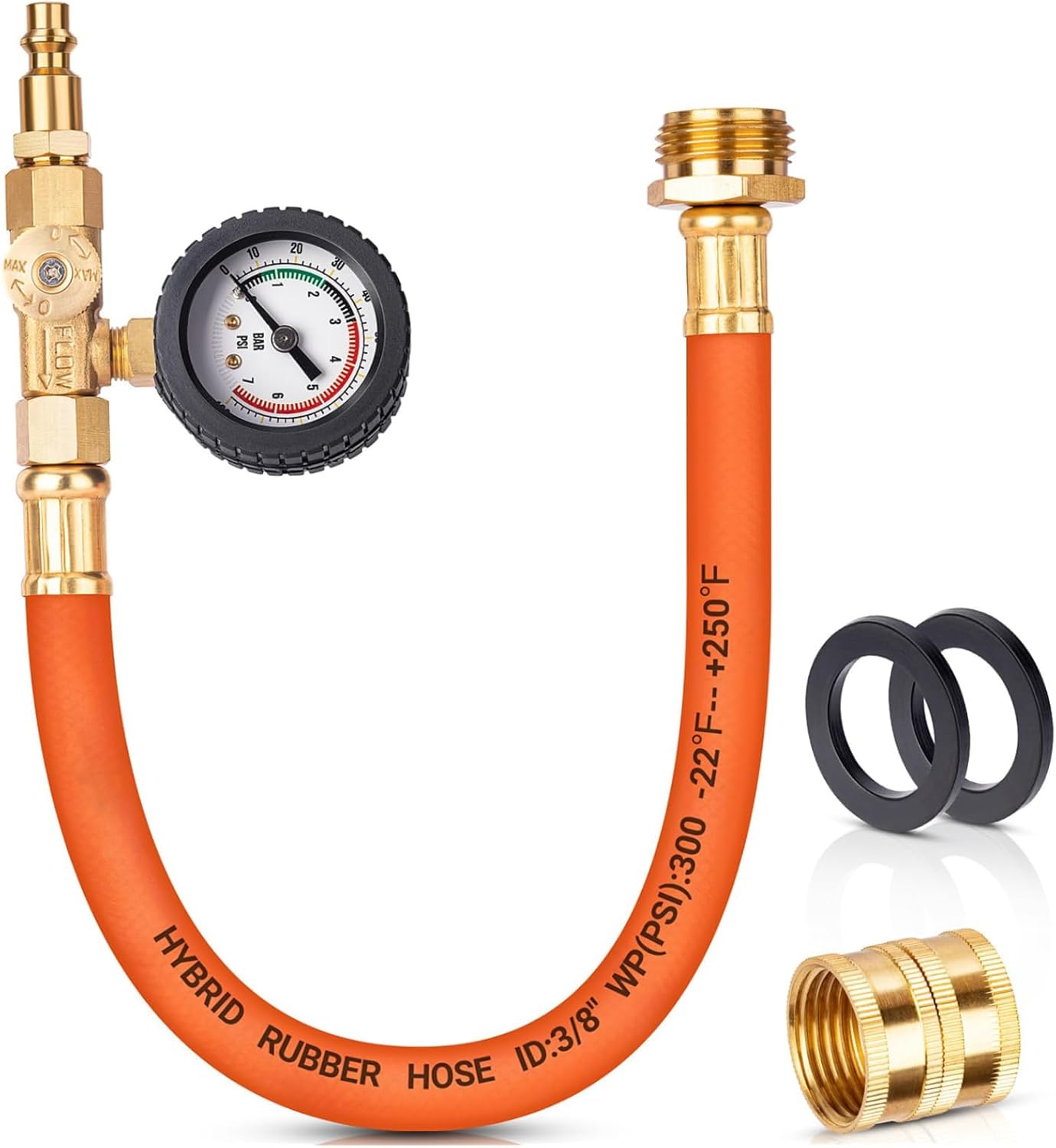 Brass RV Winterizing Kit, 17'' Sprinkler Winterization Kit with Water Pressure