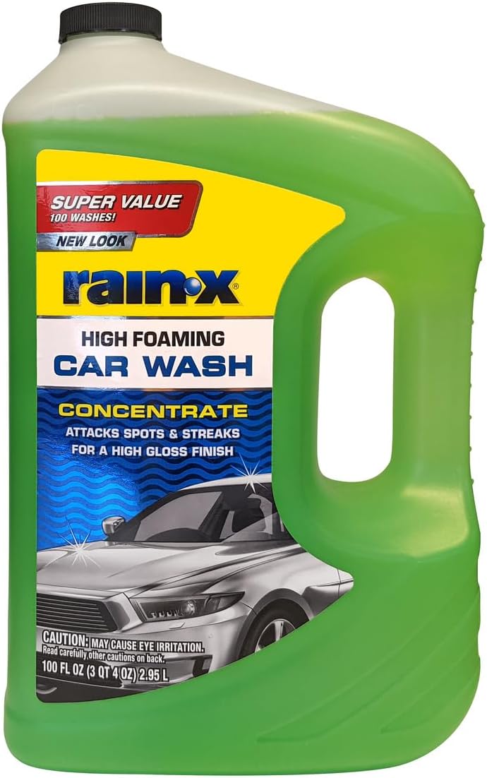 Rain-X 620191 Foaming Car Wash - 100 fl oz. High-Foaming, Concentrated Formula