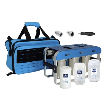 GoBluTech AR3, RV Water Filter System, 0.2 Micron Filter for Campers with