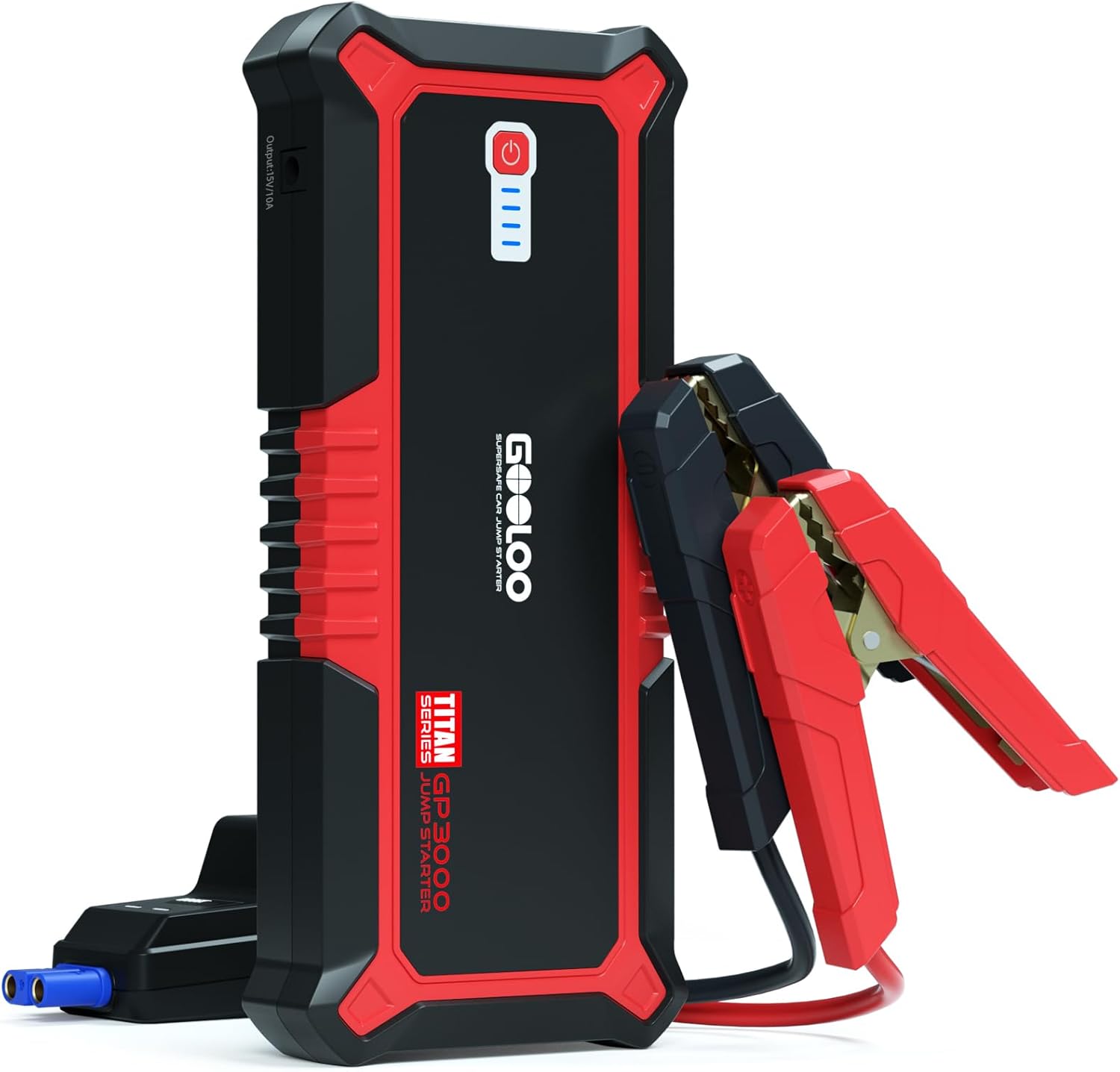 GOOLOO Upgraded GP3000 Jump Starter 3000A Peak Car Starter (Up to 9L Gas or 7L