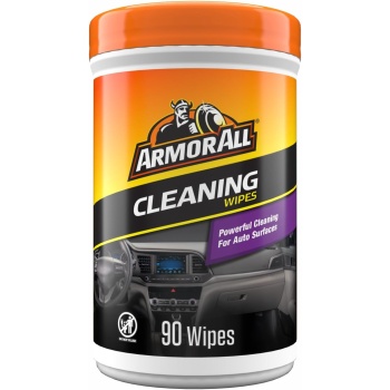 Armor All Car Cleaning Wipes, Wipes for Car Interior and Car Exterior, 90 Wipes