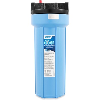Camco Evo RV Water Filter - Features Granulated Activated Carbon for Bacteria