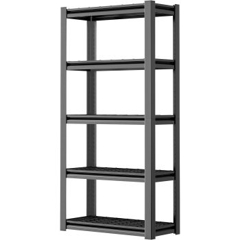 OS MOTOR 72" Storage Shelving Unit, Heavy Duty 5-Tier Adjustable Metal Rack