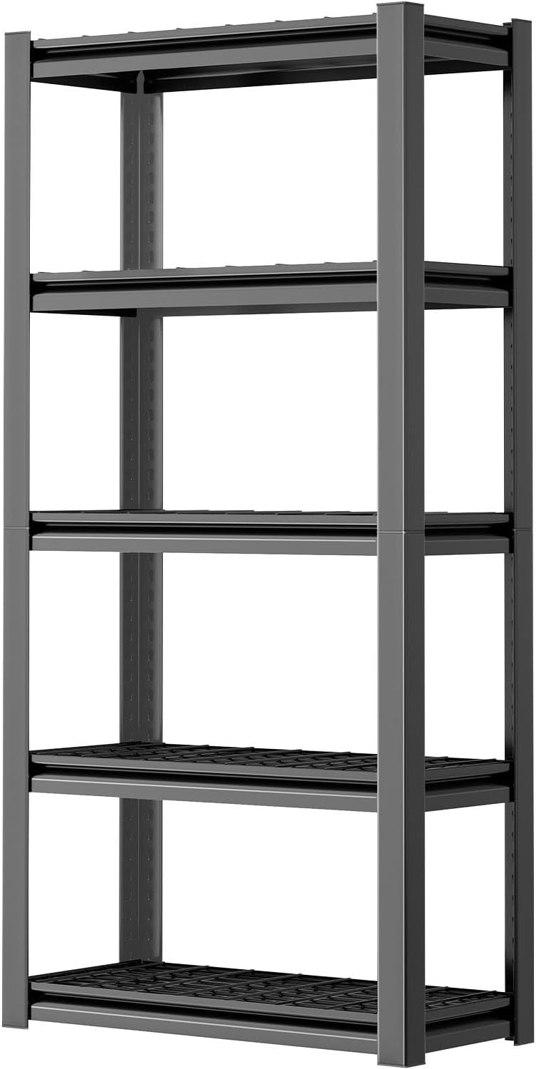 OS MOTOR 72" Storage Shelving Unit, Heavy Duty 5-Tier Adjustable Metal Rack