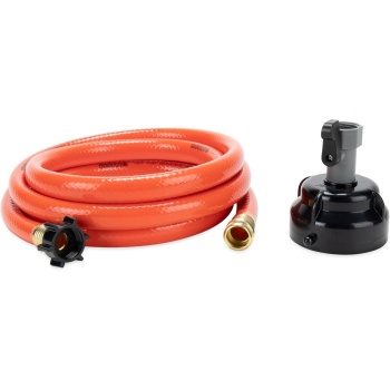 Camco RhinoFlex 10-Ft RV Clean-Out Gray/Black Water Hose with Rinser Cap