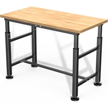 Ultrawall Workbench for Garage, 47.5" Adjustable Height Work Table, Heavy Duty