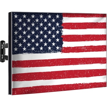 Garnetics Outdoor TV Cover 65 Inch Waterproof, TV Enclosures with Smart Shield