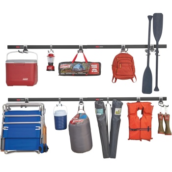 Rubbermaid 15-Piece FastTrack Garage Wall-Mounted Storage Kit