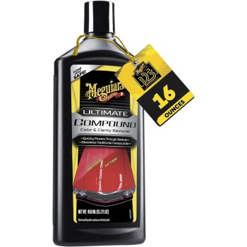 Meguiar's Ultimate Compound - Pro-Grade Car Scratch Remover, Paint Correction