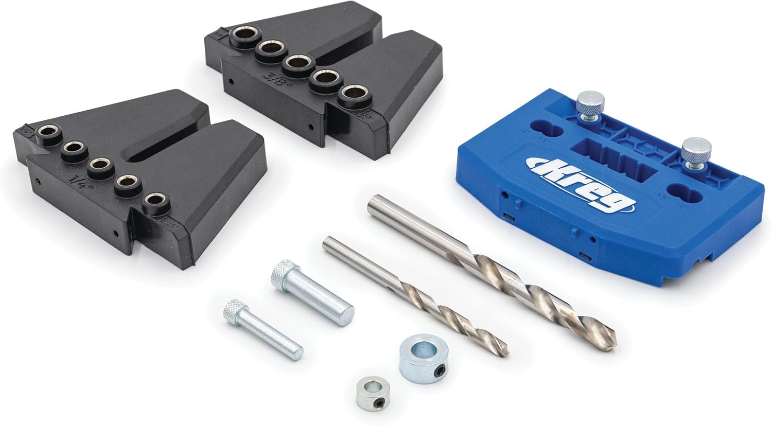 Kreg Dowel Jig Kit - Doweling Guide Kit with Removable Drill Guides - No-Measure