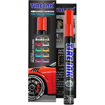 Color Tire Paint Pen - Waterproof Permanent Paint pens for Car Wheels Lettering