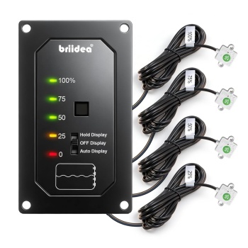 Briidra RV Water Tank Level Monitor System with Probeless Adhesive Sensors