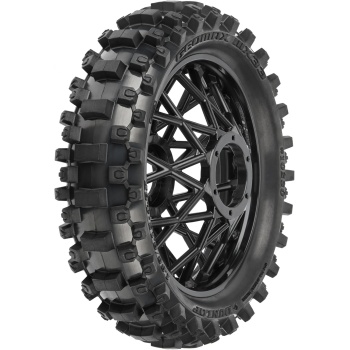 Pro-Line Racing Dunlop Geomax MX33 V2 Bead CR4 Rear Tire MTD Bullyspoke Black