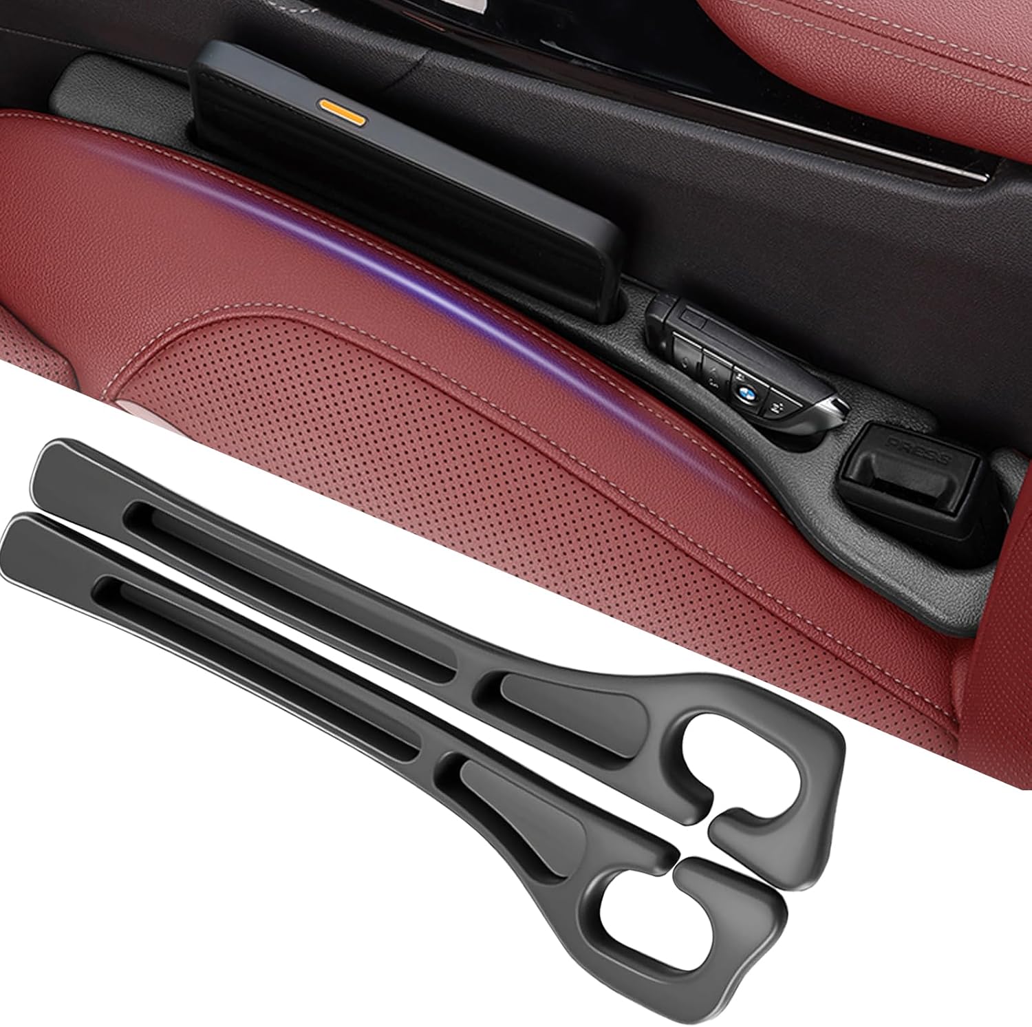 YLXGT Car Seat Gap Filler Organizer Universal for Car SUV Truck Accessories Seat
