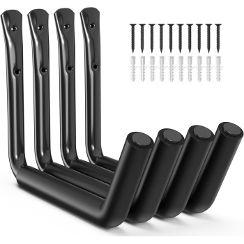 niffgaff Heavy Duty Garage Storage Hooks - 120 LB Capacity Wall Mounted Rack