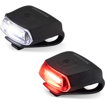 Schwinn Bicycle Light Set, Easy to Attach Headlight and Taillight