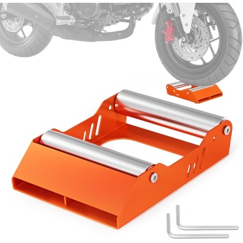 Motorcycle Wheel Cleaning Stand Universal Wheel Roller Stand for Tire Cleaning