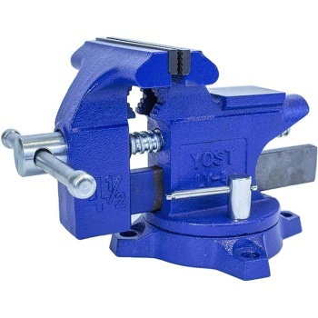 Yost Vises LV-4 Homeowner's Vise | 4.5 Inch Jaw Width with a 3 Inch Jaw Opening