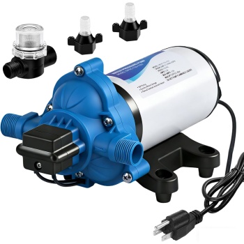 DC HOUSE 110V RV Camper Water Pressure Diaphragm Pump, 4GPM 50PSI 33-Series
