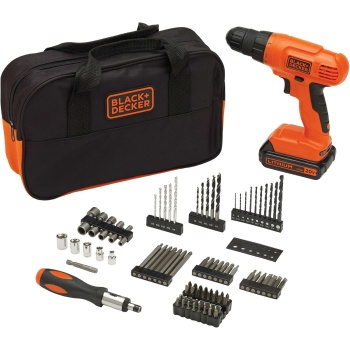 BLACK+DECKER 20V MAX* POWERCONNECT Cordless Drill Driver Kit with Drill Bit Set