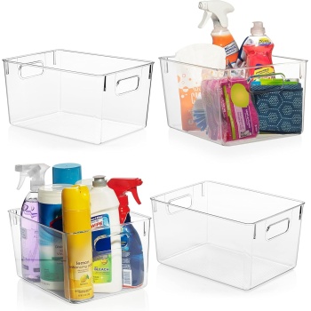 ClearSpace Clear Plastic Storage Bins – Pantry Organizers & Storage Containers