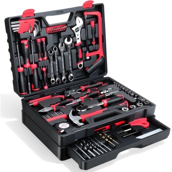 Tool Set- 412 Piece Home Repair/Auto Tool Kit, Storage Organizer with Drawers,