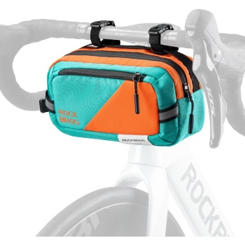 ROCKBROS Bike Handlebar Bag Large Capacity Bicycle Handle Bar Bag Quick Release