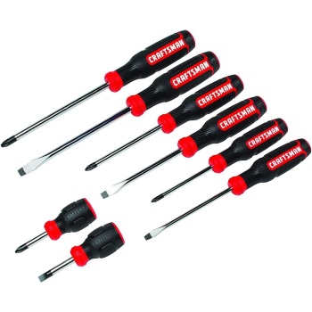 CRAFTSMAN Screwdriver Set, Bi-Material, 8 Piece Set (CMHT65075N)