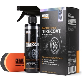 CERAKOTE Rapid Ceramic Tire Coat – Showroom New Tire Shine