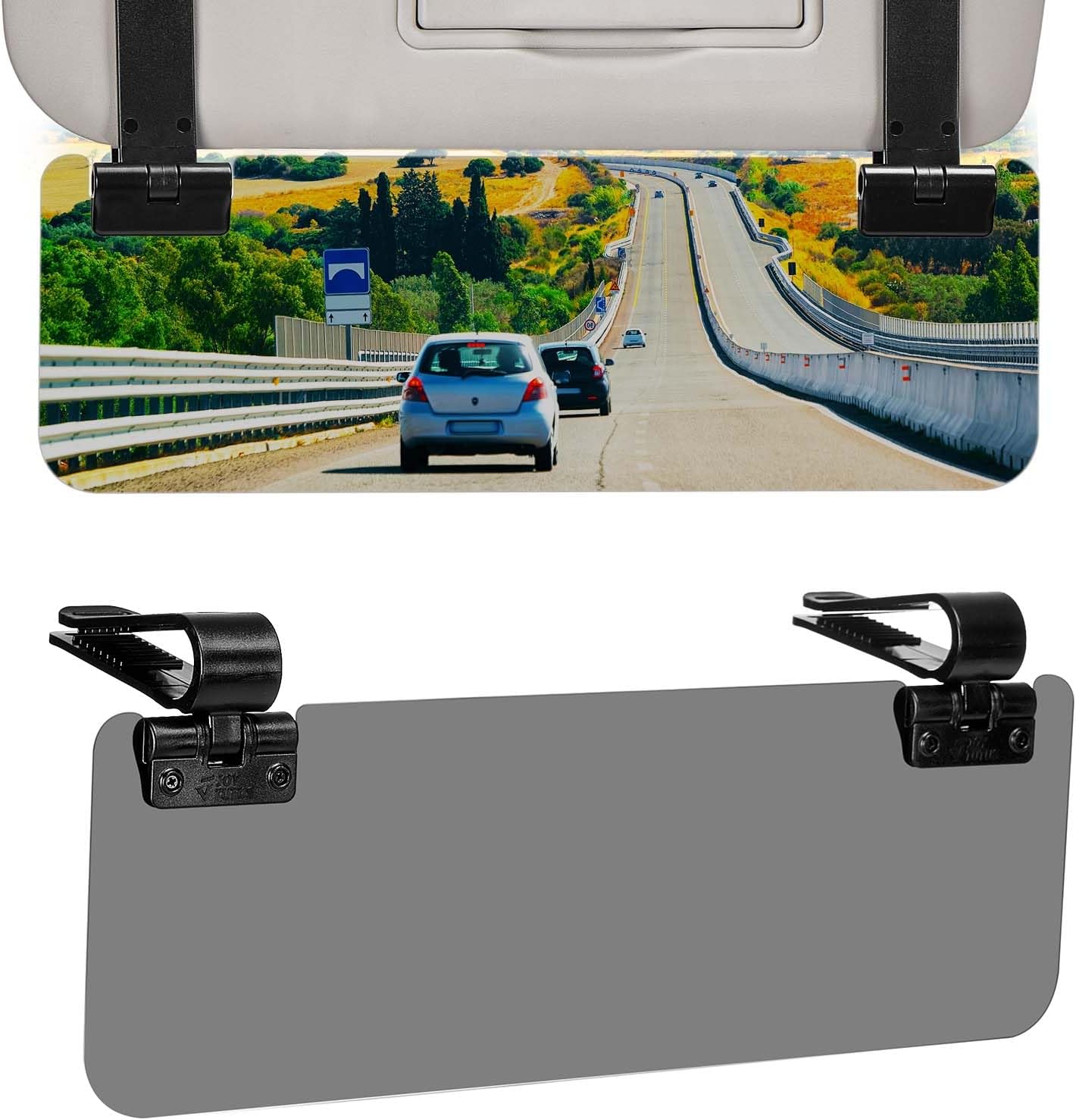 JOYTUTUS Sun Visor Extender for Cars, Polarized Sun Visor Extender Universal Sun
