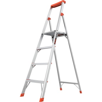 Little Giant Ladders Flip-N-Lite 6 ft Lightweight Step Ladder with Standing
