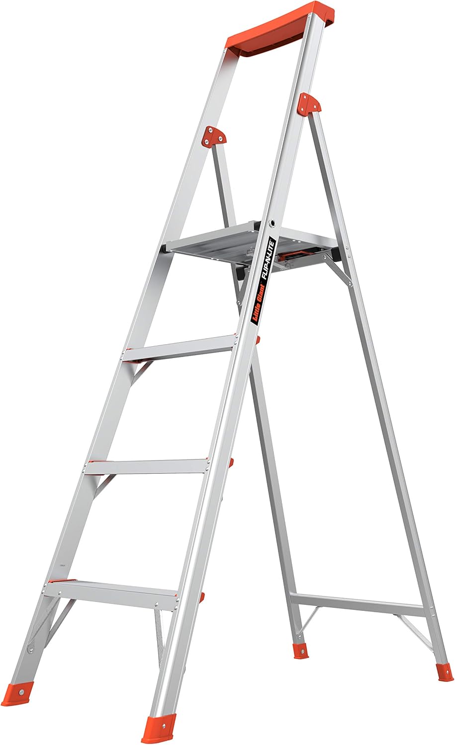 Little Giant Ladders Flip-N-Lite 6 ft Lightweight Step Ladder with Standing