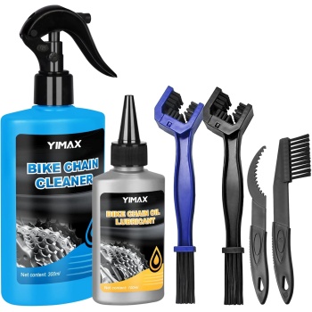 Bike Chain Cleaner Set, Bike Cleaners Bicycle Cleaning Kit 100ML Chain Lube and