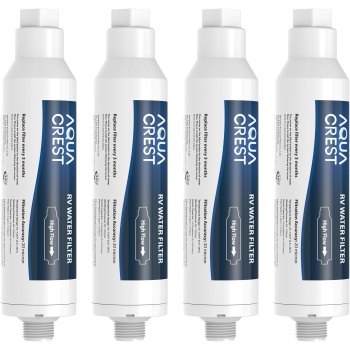 AQUA CREST RV Water Filter, RV Inline Water Filter with NSF Certified, Reduces