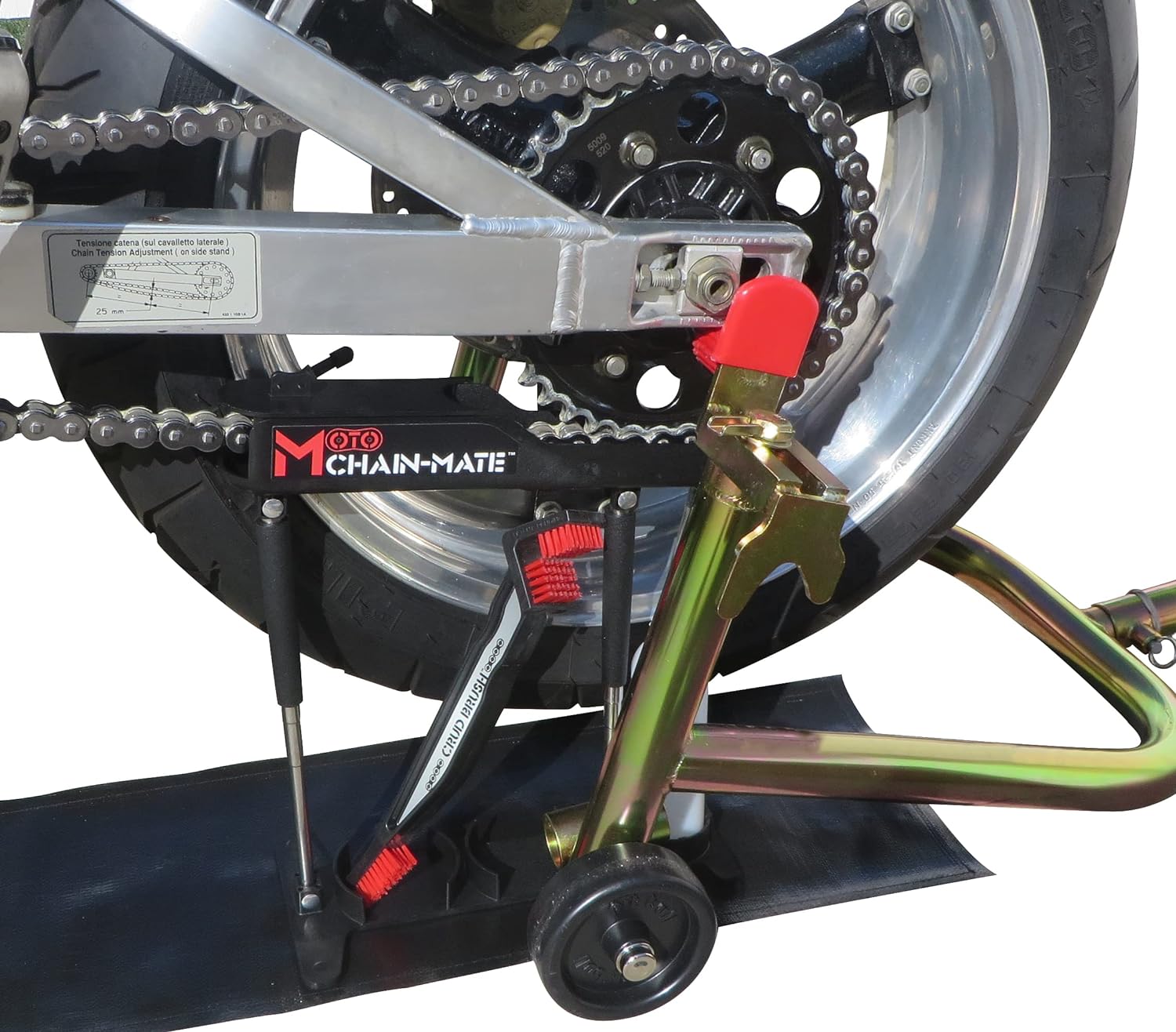 Moto Chain-Mate - The Ultimate Motorcycle Chain Cleaning and Lubrication Kit
