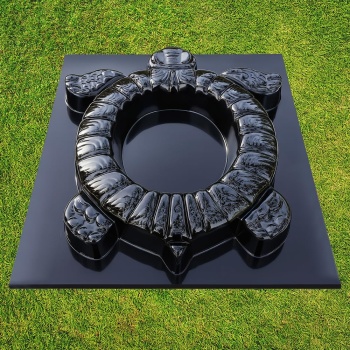 3D Turtle Plastic Planter Mold Concrete Mold Cement ABS 2mm - Tortoise Mould