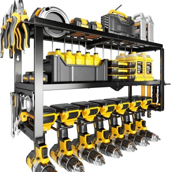 Hipidian Fathers Day Dad Gifts for Men, Power Tool Organizer Wall Mount
