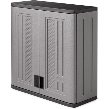 Suncast BMC3000 Cabinet-Resin Construction for Wall Mounted Garage Storage