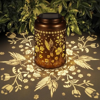 Solar Lanterns Outdoor Waterproof Hummingbird Garden Decor Gifts for Women Mom