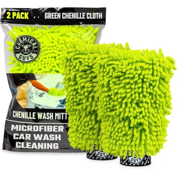 Chemical Guys Chenille Premium Scratch-Free Microfiber Wash Mitt for Car Washing