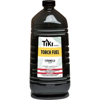 TIKI Citronella Torch Fuel - 1 Gallon (128 oz.), Easy Pour, Long-Lasting