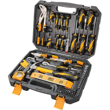 TOLSEN 89-Piece Tool Set Home Tool Kit, Household Screwdriver Set with Hammer