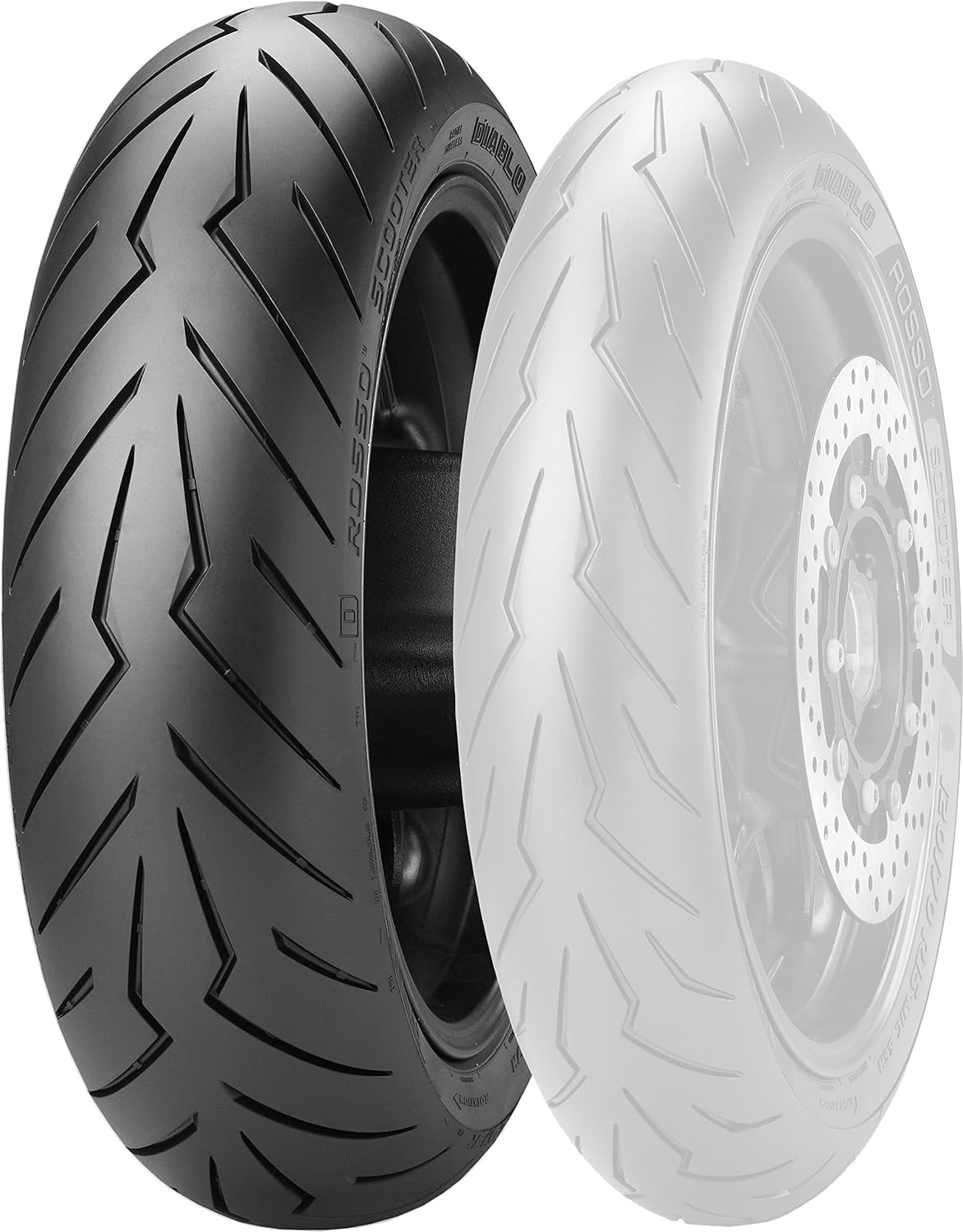 Pirelli (Power is nothing without control) Bike Tire Diablo Rosso Scooter Rear
