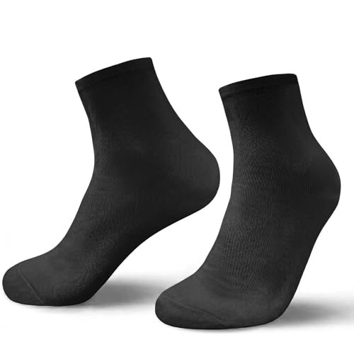 Racing Socks – 100% Aramid Fiber Moisture-Wicking & Breathable Performance Socks for Motorsports, Sports & Daily Wear (Fits Shoe Size 6-11) Black