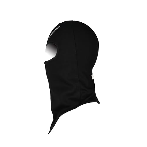 J-RACING® Racing Balaclava, Lightweight Aramid Knit, SFI 3.3 Certified, Flame Retardant, Stretch Fit & Breathable Head Sock for Auto Racing- Black