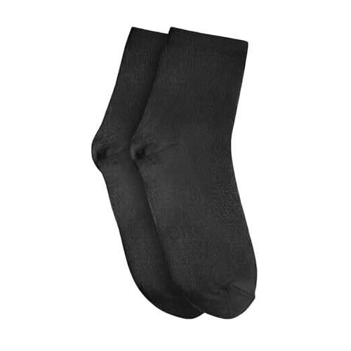 Racing Socks – 100% Aramid Fiber Moisture-Wicking & Breathable Performance Socks for Motorsports, Sports & Daily Wear (Fits Shoe Size 6-11) Black