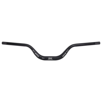 BUCKLOS 31.8mm Mountain Bike Handlebars 720mm - 90mm Rise MTB Handlebar | 6061 aluminum alloy, hard anodized & CNC bent, 31.8mm clamp, 720mm width, cut marks for width adjust for MTB/folding/ebike