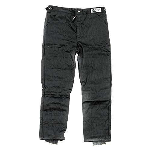 G-Force Racing Gear 4527XLGBK GF 525 Black X-Large Multi-Layer Racing Pants