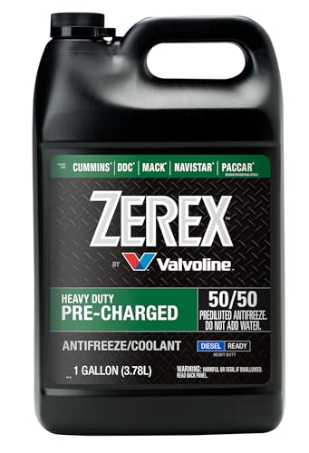 Zerex Pre-Charged Heavy Duty (HD) 50/50 Prediluted Ready-to-Use Antifreeze/Coolant 1 GA